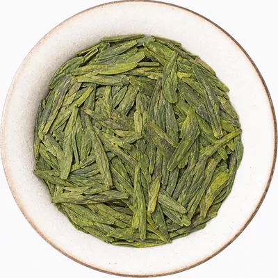 Longjing — Chinese green tea leaves